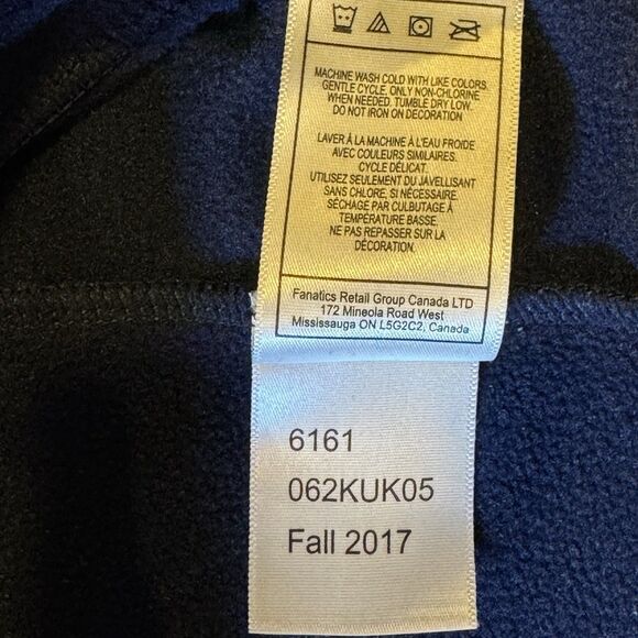 Washington Capitals Jacket Men's 2XL NHL Blue Gray Red Hoodie Jacket Fanatics - Picture 5 of 16